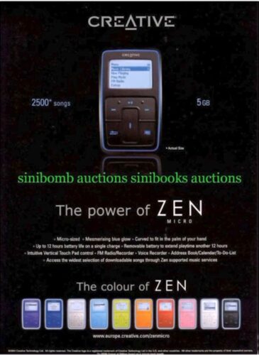 Zen Micro vs Apple iPod